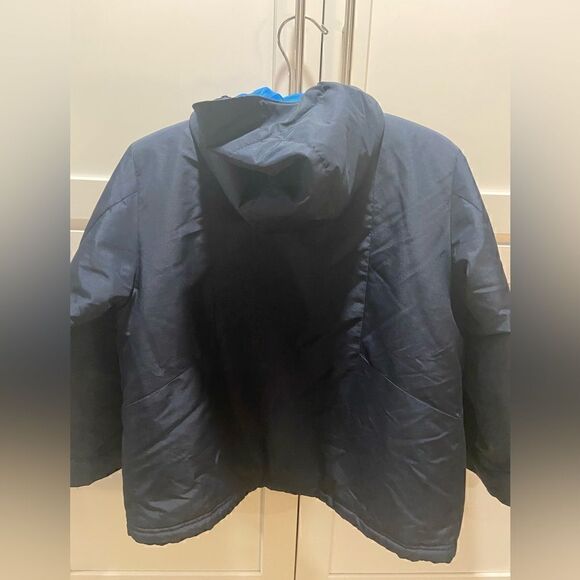 Champion Hooded Hoodie Full Zip Winter Jacket Coat Navy Small Boys 6-7 Outdoors - Picture 6 of 8